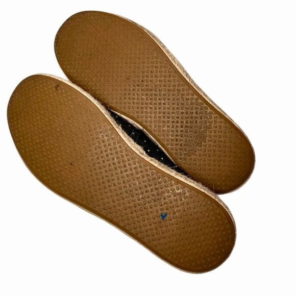 TOMS Venice Collection Polka Dot Chambray Alpargatas in Black/White Women’s 8 - Picture 5 of 6